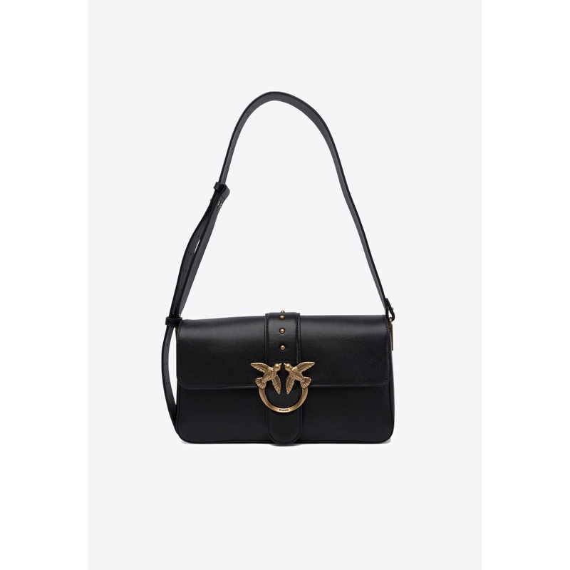 Large Love Leather Shoulder Bag