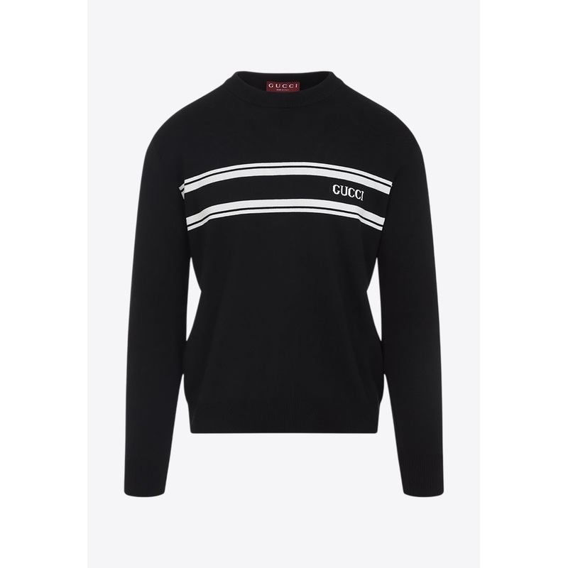 Logo Silk Blend Sweater