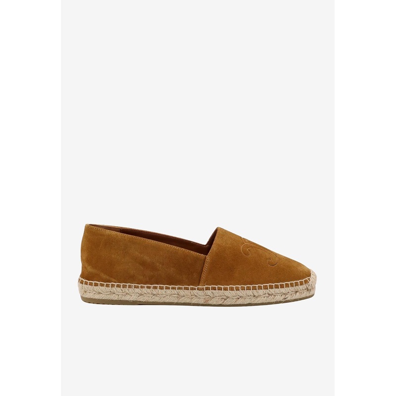 Logo Suede Espadrilles