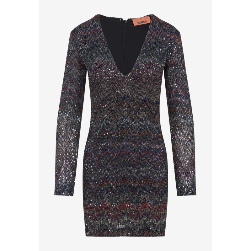 Long-Sleeved Mini Dress