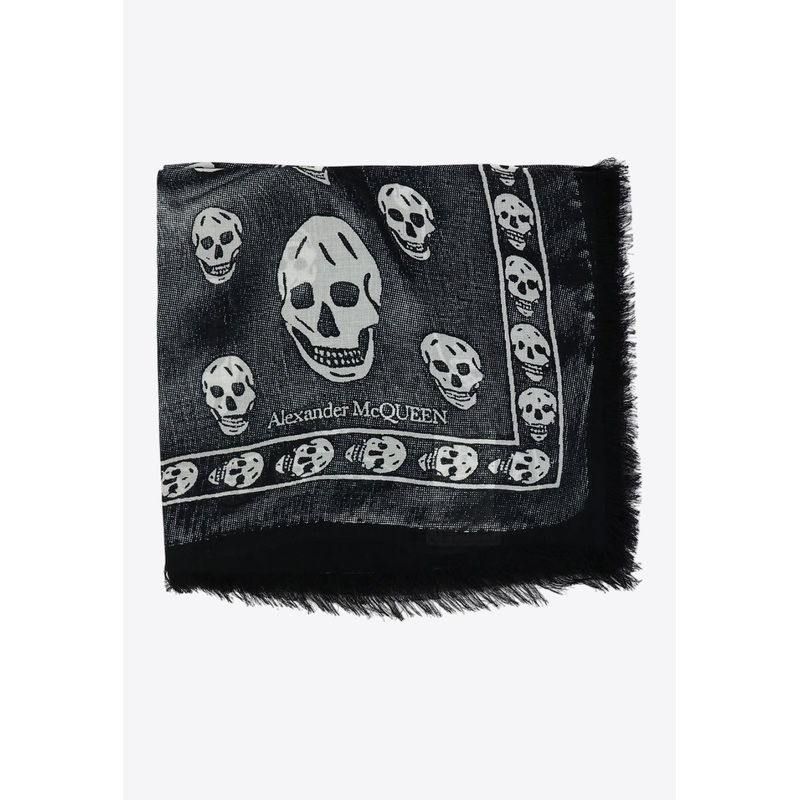 Skull Trompe L'oeil Scarf