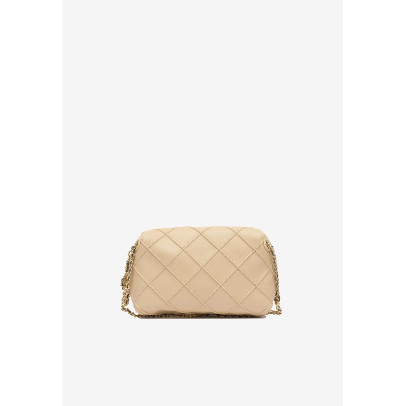 Small Fleming  Quilted Leather Crossbody Bag