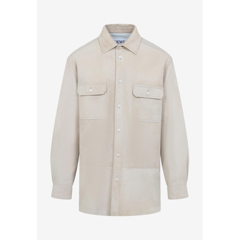 Suede Leather Overshirt