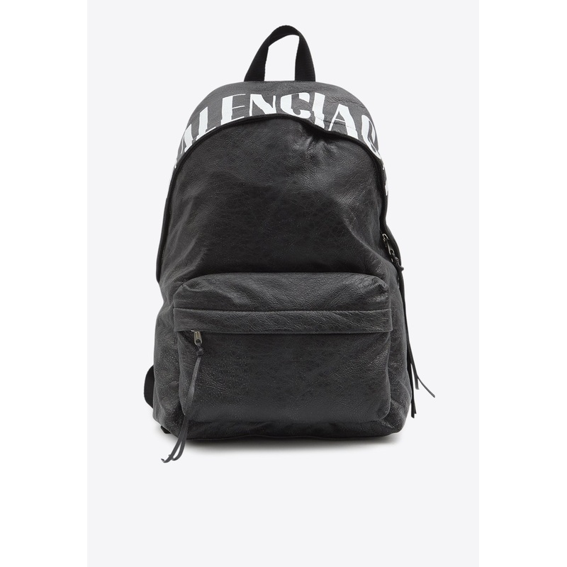 Editor Leather Backpack