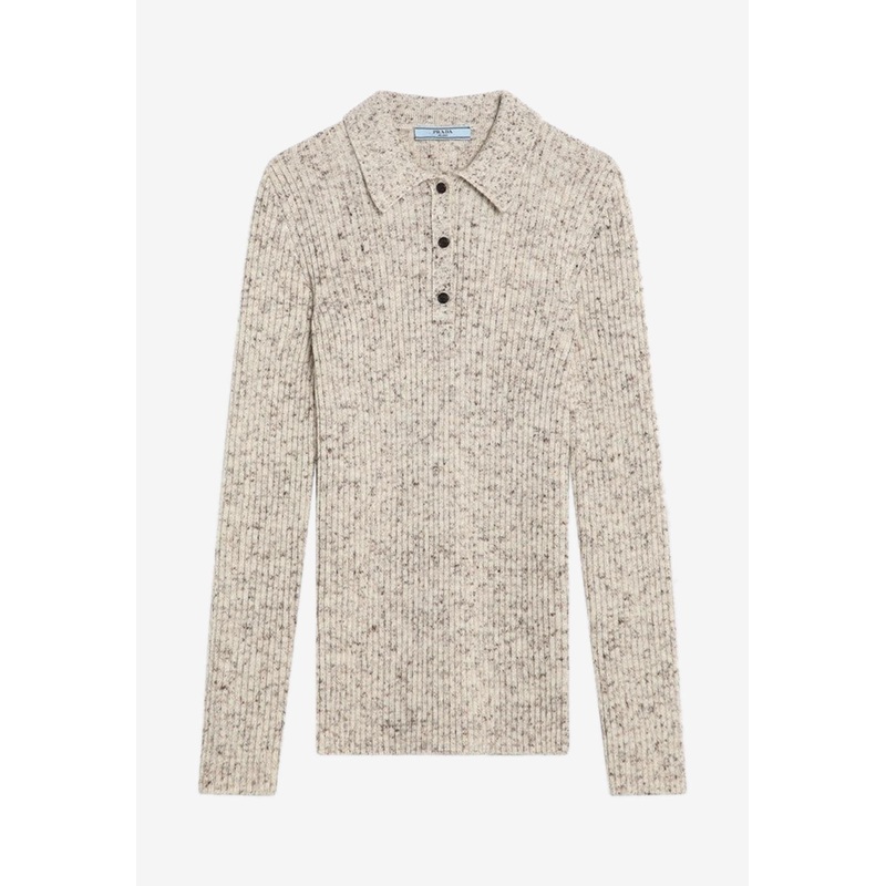 Knitted Polo Sweater
