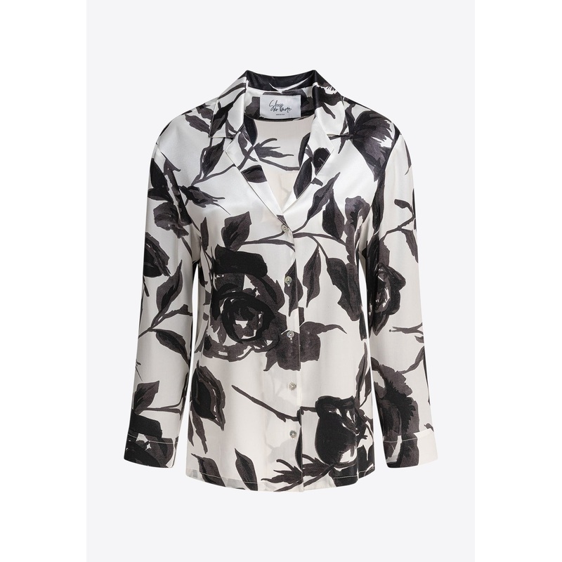 Logo-Printed Buttoned Shirt