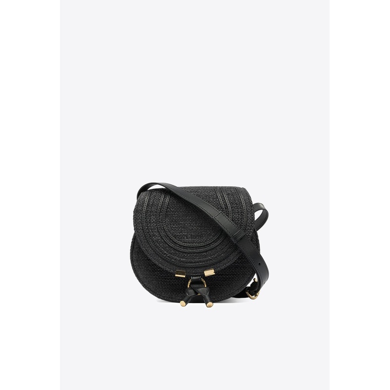 Marcie Woven Saddle Shoulder Bag