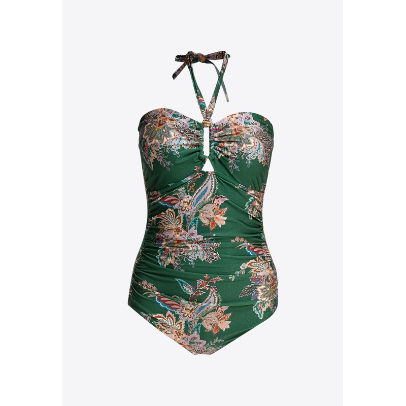 Rhiannon Wide Link Floral One-Piece Swimsuit
