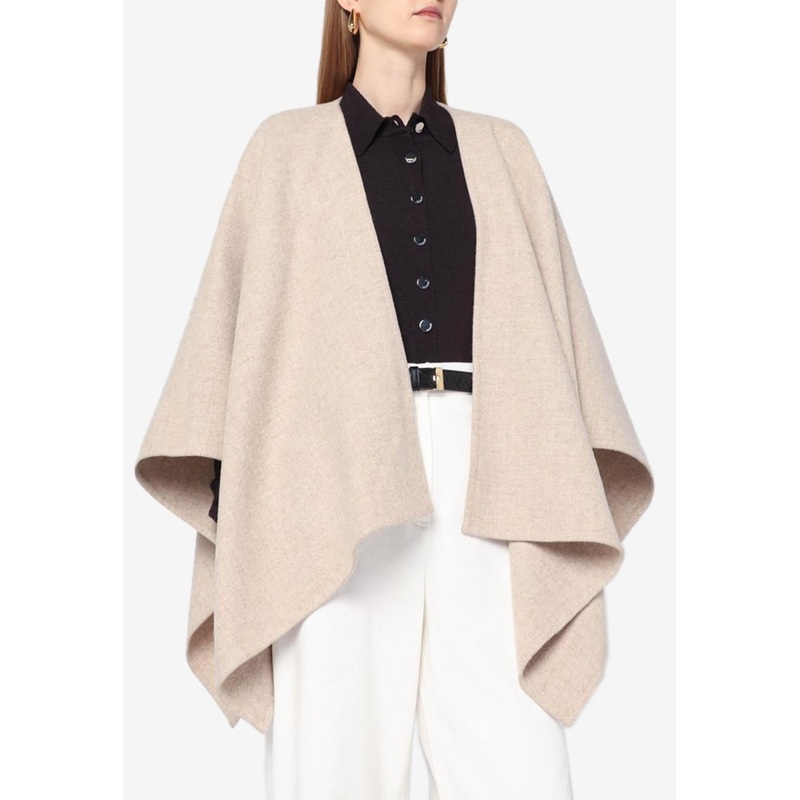 Serra Wool-Blend Poncho