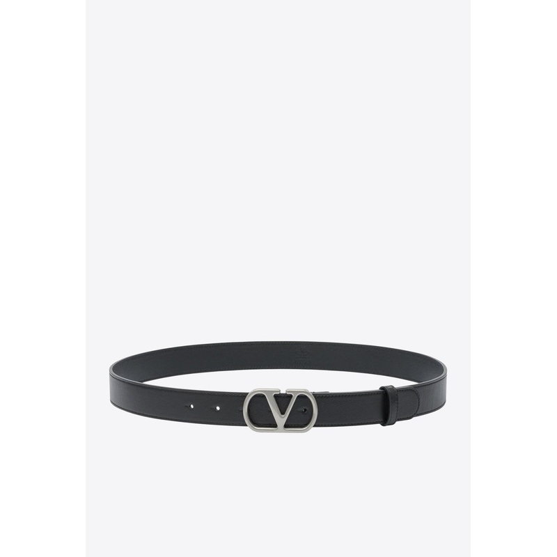 VLogo Signature Leather Belt
