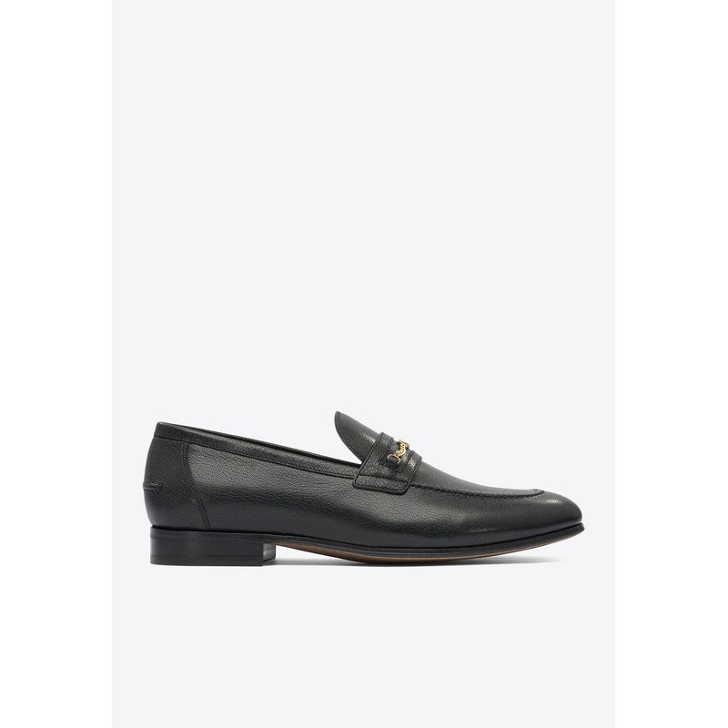 VLogo Signature Leather Loafers