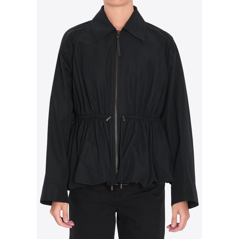 Zip-Up Drawstring Jacket