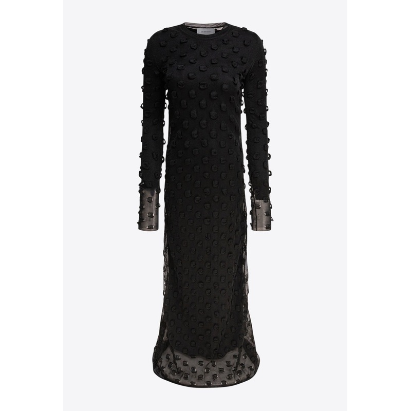 Afelio 3D Knit Maxi Dress