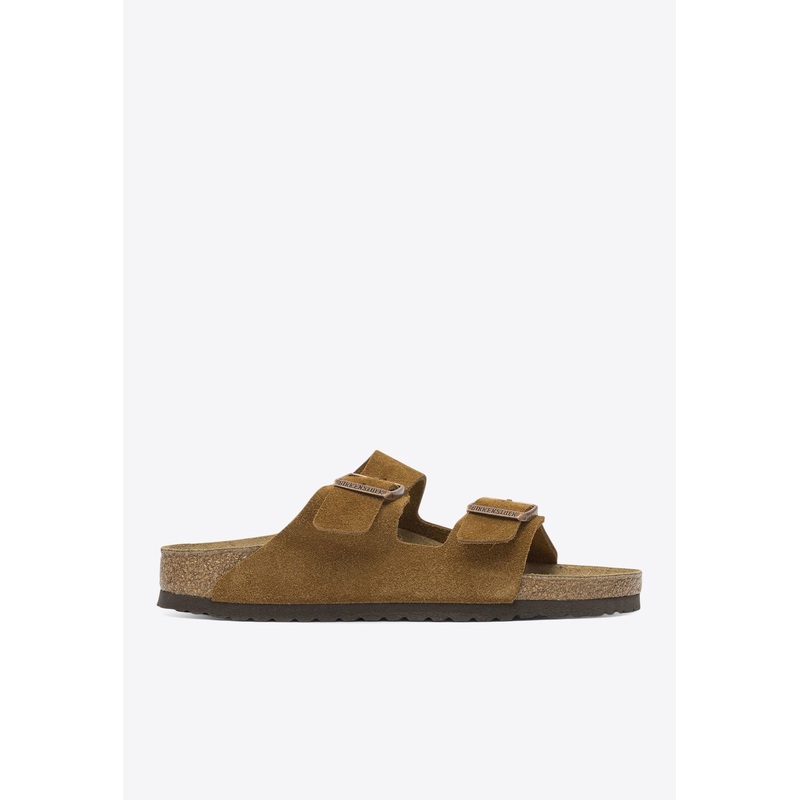 Arizona Suede Sandals with Buckled-Straps