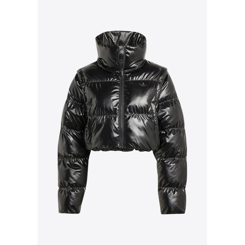 Convertible Cropped Puffer Jacket