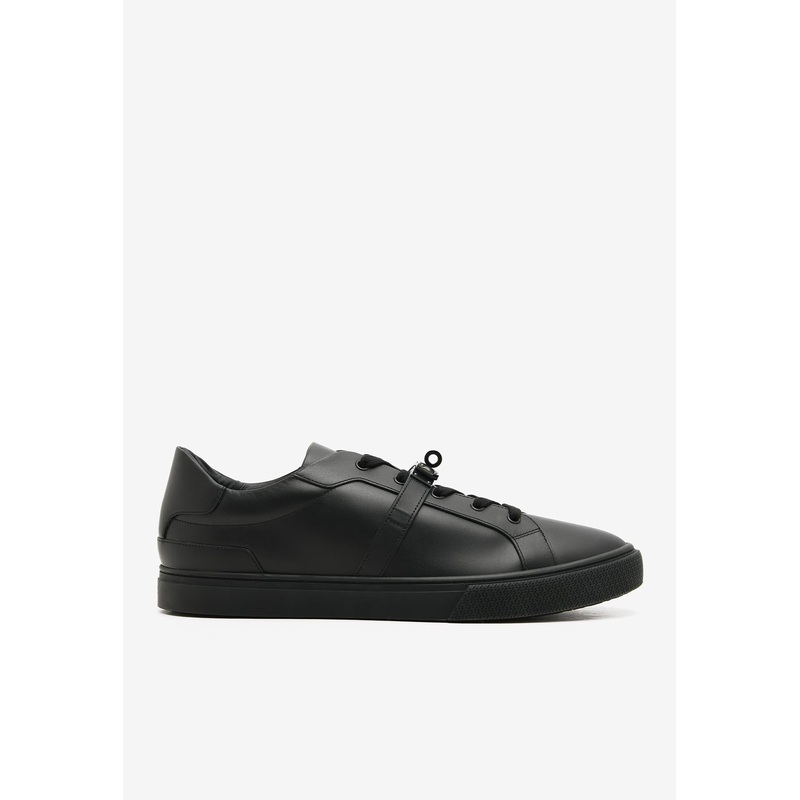 Day Monochrome Kelly Buckle Sneakers in Noir Calfskin