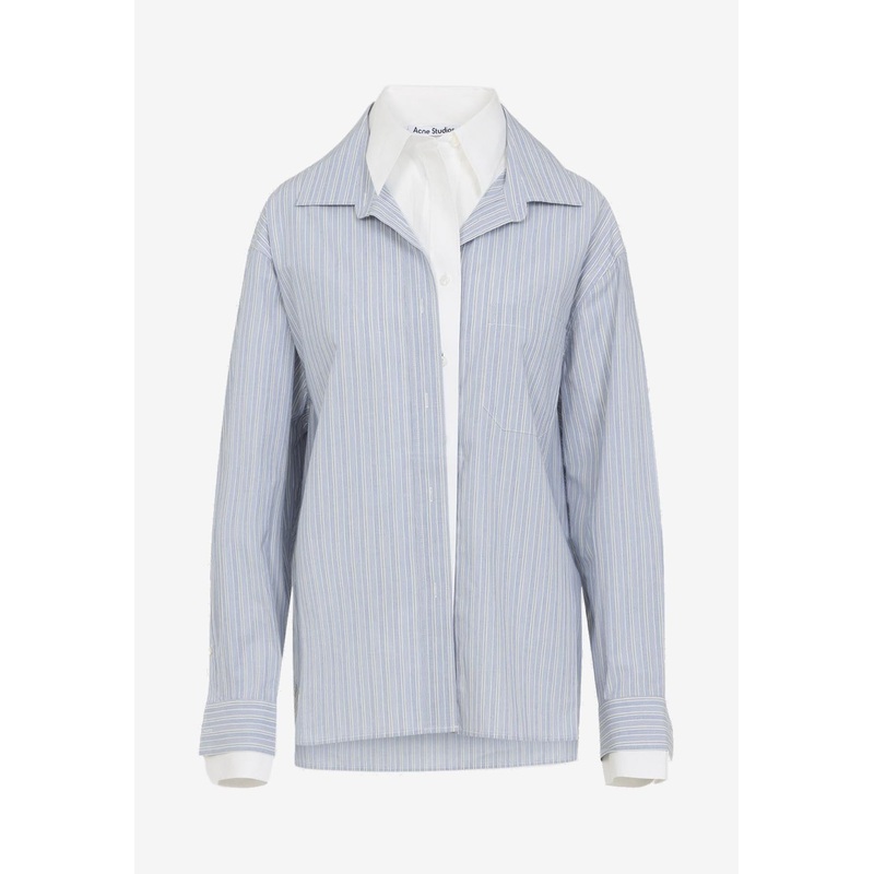 Double-Layer Striped Shirt