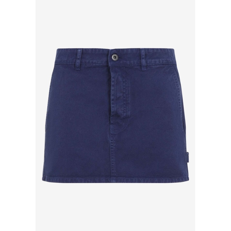 Embroidered Logo Mini Skirt