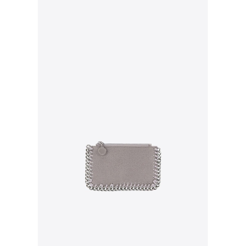 Falabella Logo-Charm Zipped Cardholder