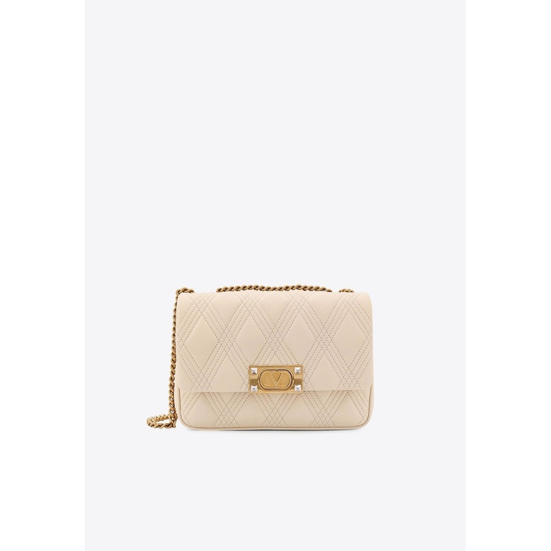 Medium Quiltie 67 Leather Crossbody Bag