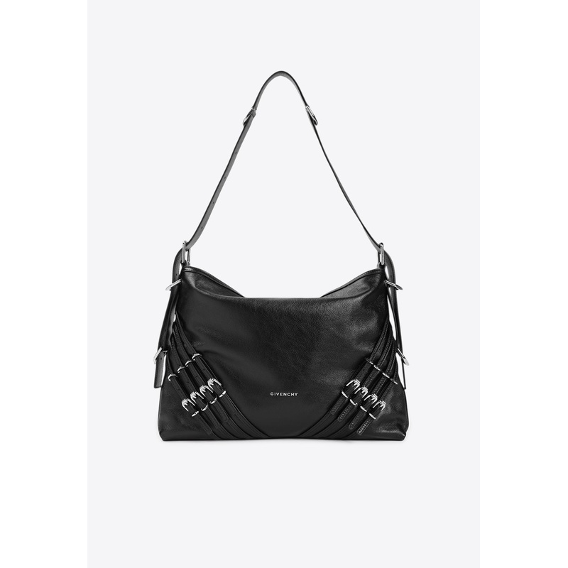 Medium Voyou Leather Shoulder Bag