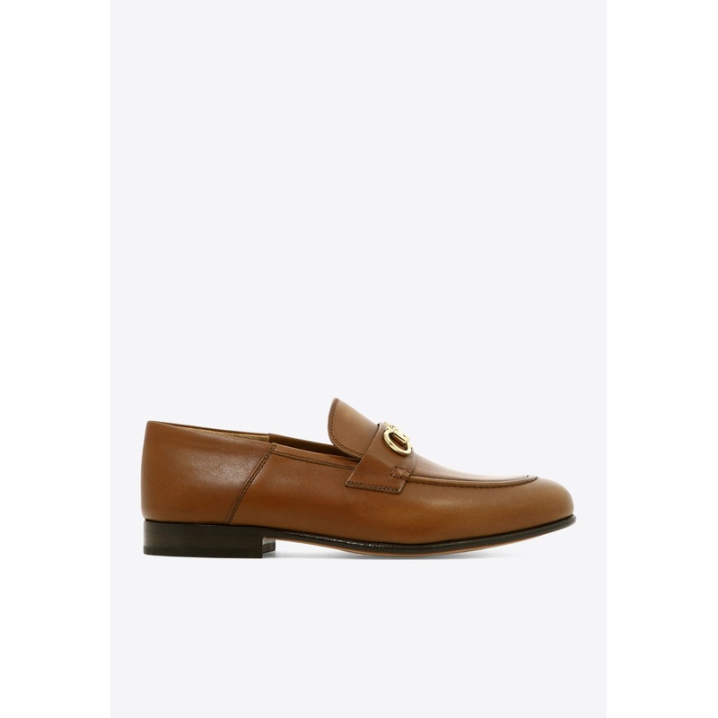 Ottone Leather Mule Loafers