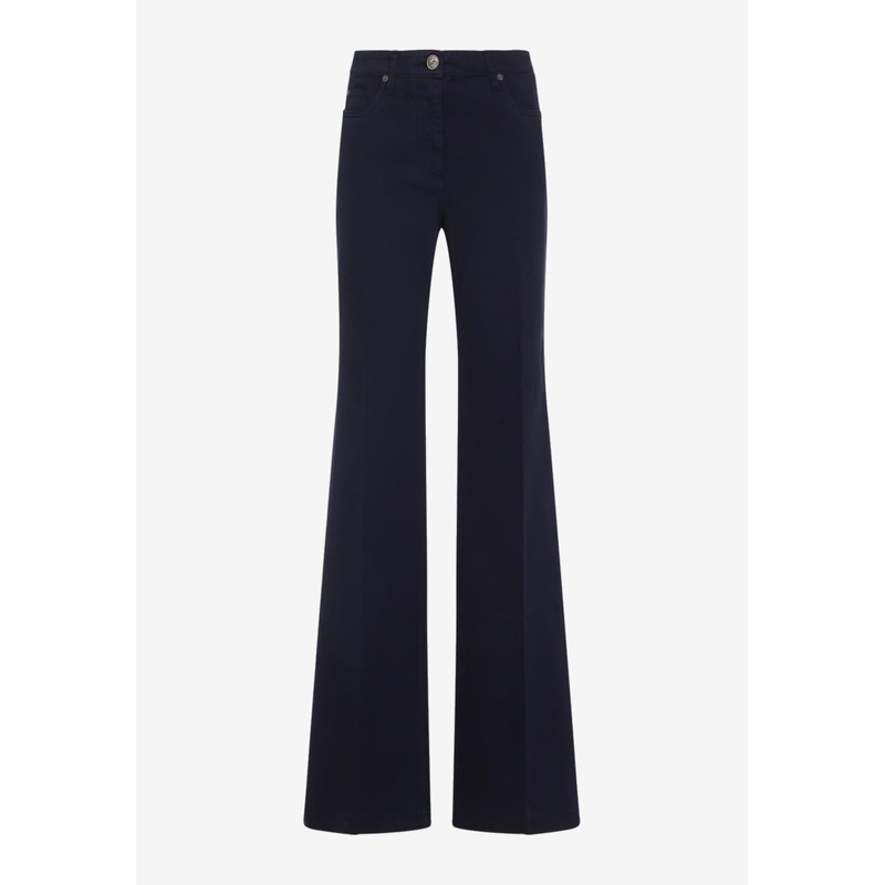 Pegaso-Embroidered Bootcut Jeans