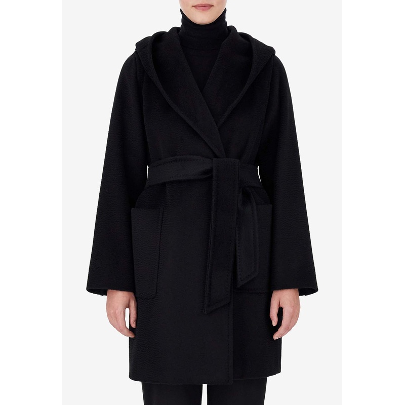 Rialto Camel Wool Belted Coat