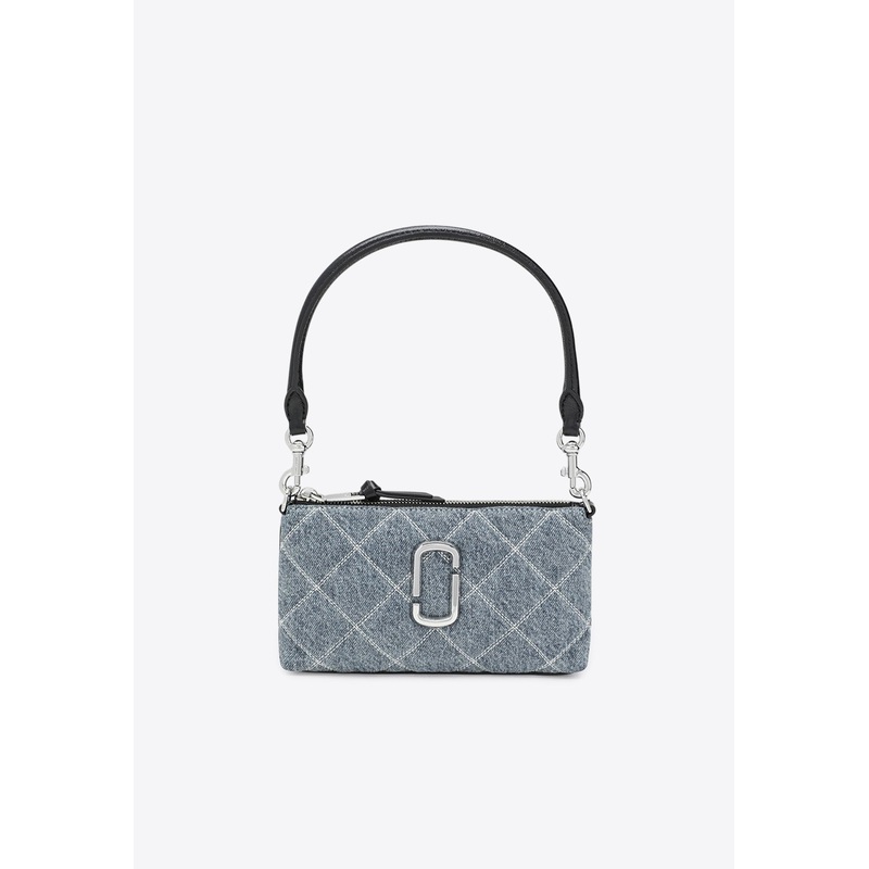 Snapshot Quilted Denim Convertible Shoulder Bag