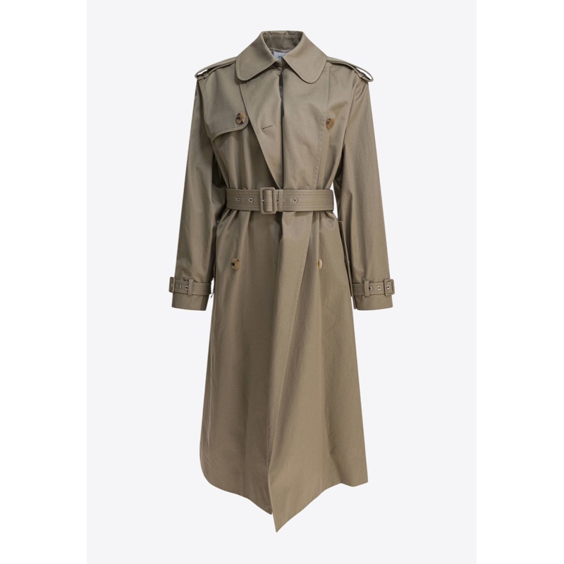Buttoned Trench Coat