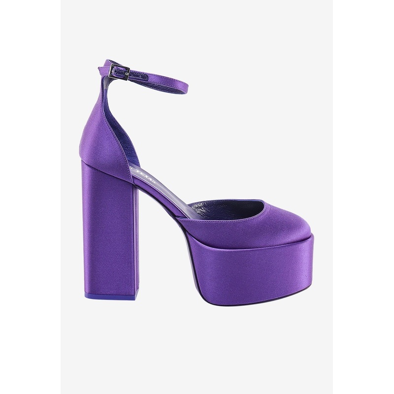 Dalilah 140 Satin Platform Pumps