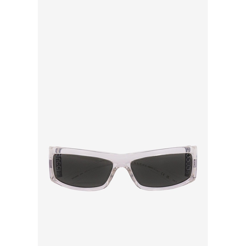 Essential Rectangular Logo Sunglasses