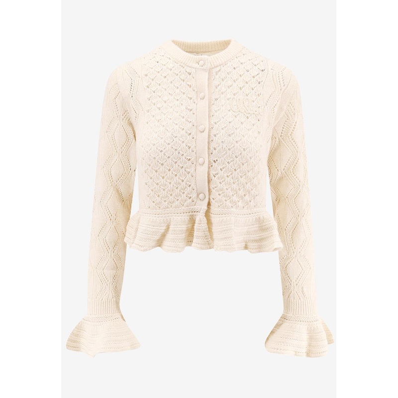 Knitted Cropped Cardigan