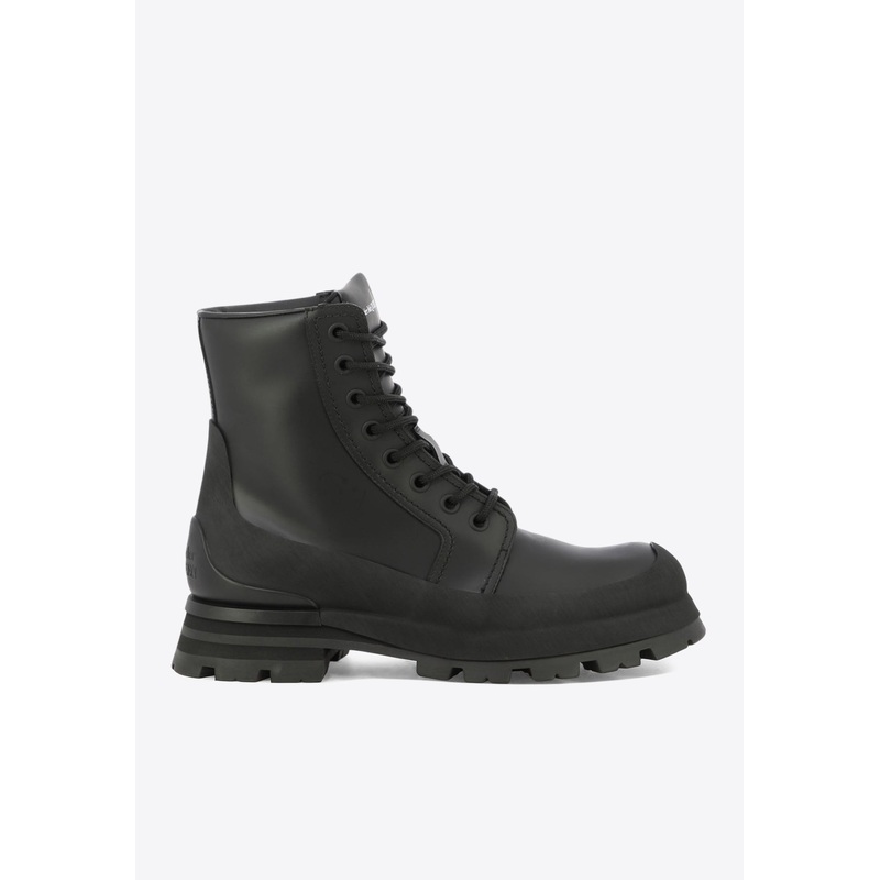 Leather Combat Boots