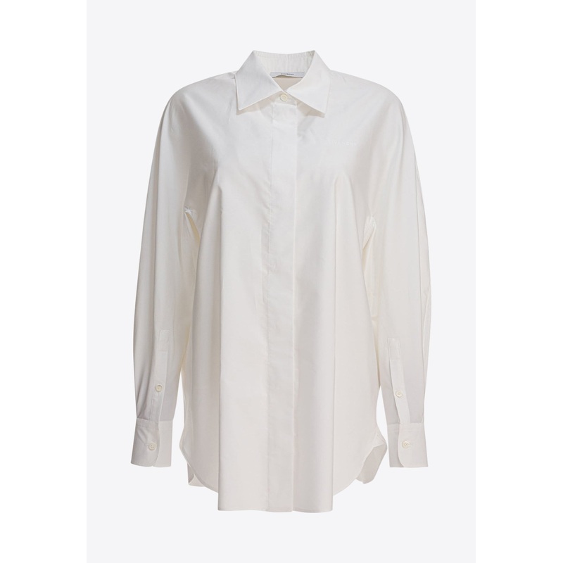 Logo Embroidered Cocoon Shirt