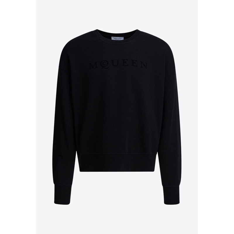 Logo Embroidered Crewneck Sweatshirt