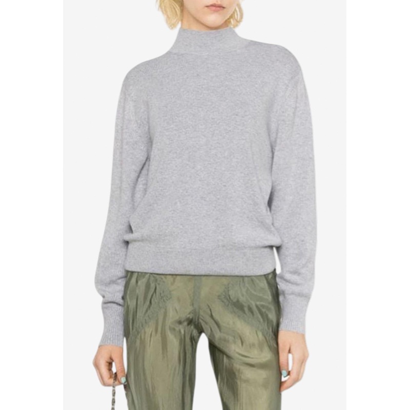 Logo Wool Sweater with Strap