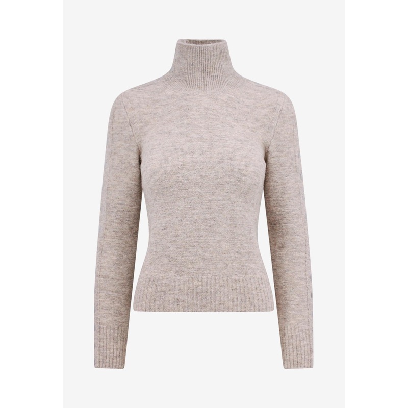 Malo High-Neck Ribbed Sweater