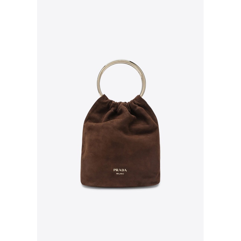 Mini Suede Bucket Bag