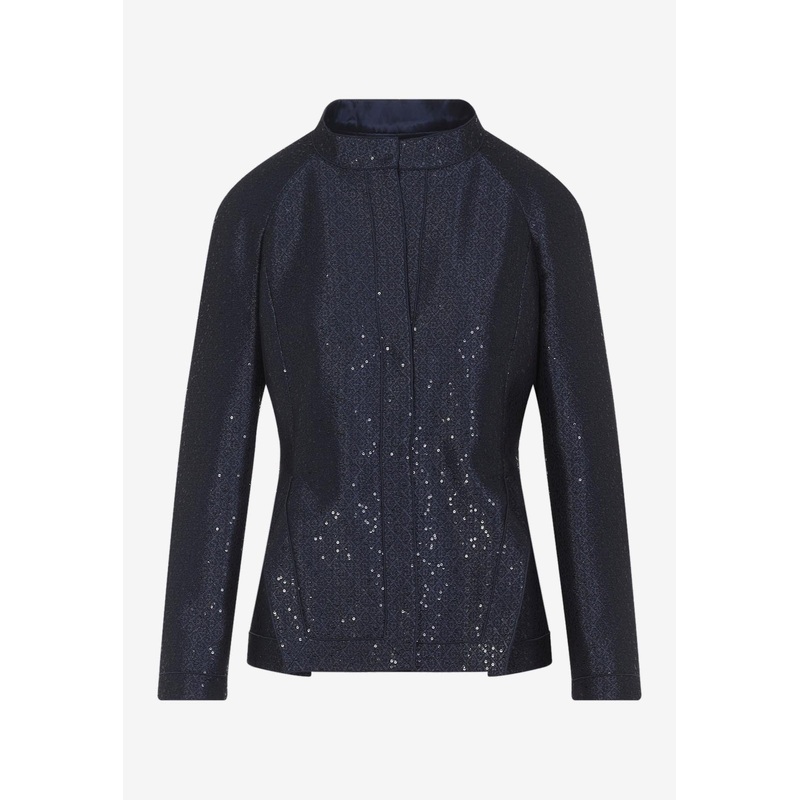 Sequined Fitted Jacket