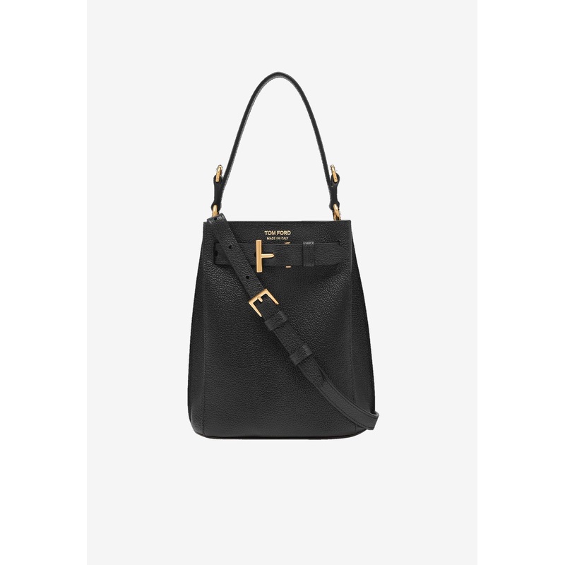 Audrey Mini Grain Leather Bucket Bag