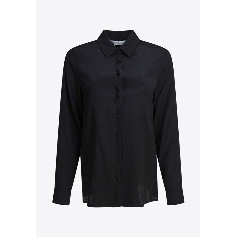 Avion Long-Sleeved Silk Shirt