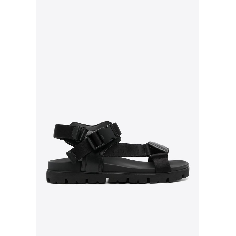Buckle Fastening Leather Sandals