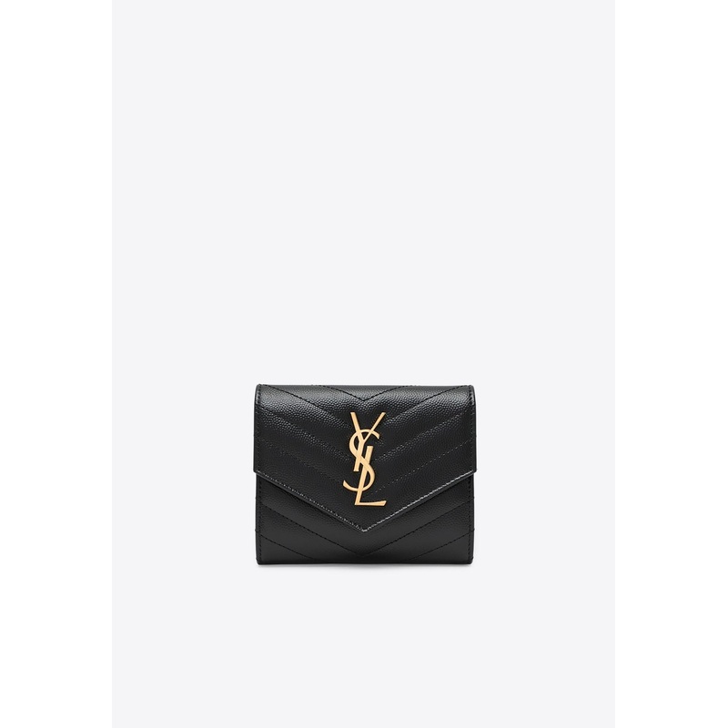 Cassandre Tri-Fold  Leather Wallet