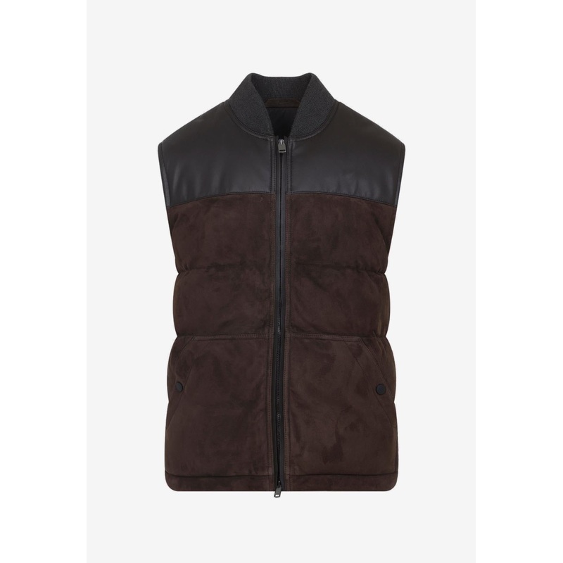 Leather Padded Vest