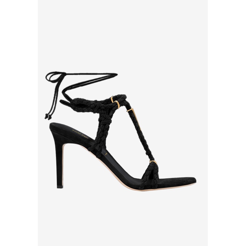 Lily 105 Woven Suede Sandals