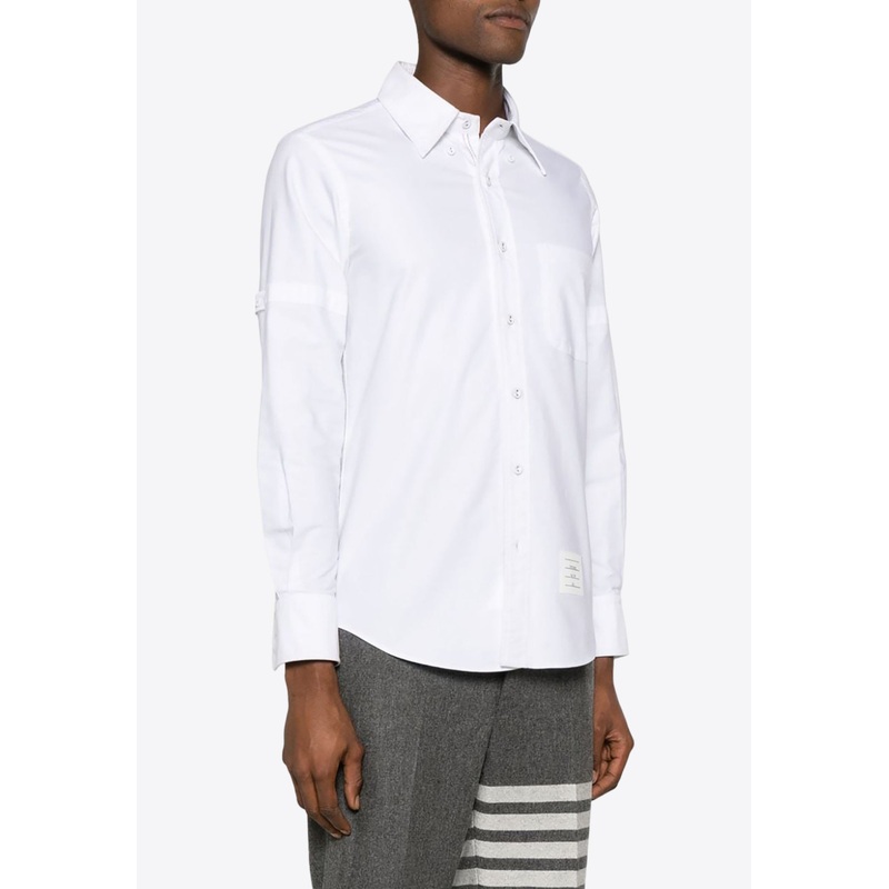 Name Tag Patch Long-Sleeved Shirt