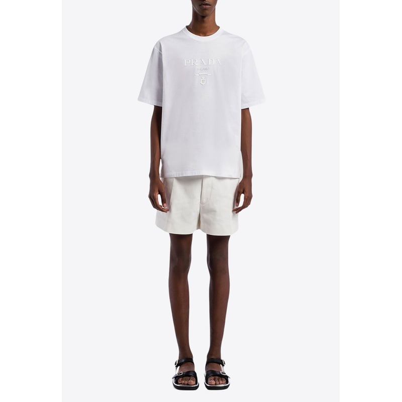 Raised Logo Crewneck T-shirt