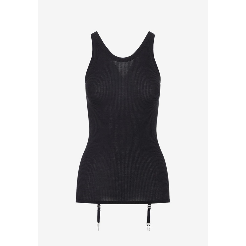 Rib-Knit Top with Suspenders