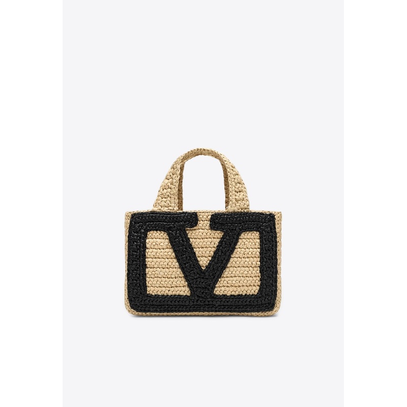Small Viva Superstar Crochet Knit Tote Bag